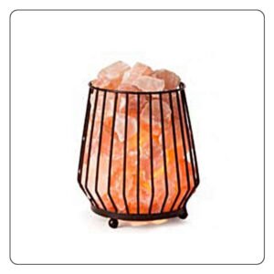Round Iron Basket with Chunks