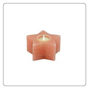 Pink Star Shape Candle Holder