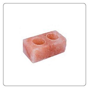 Pink Dual Hole Candle Holder